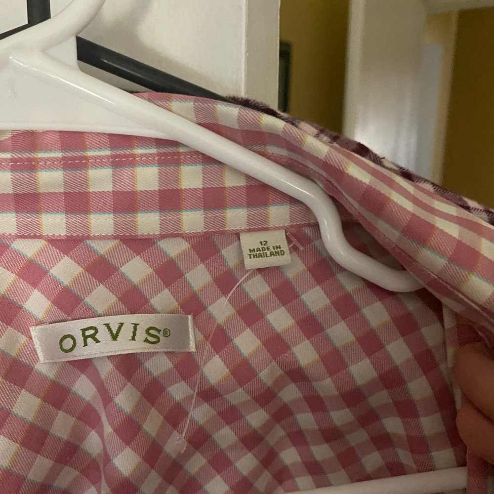 Ladies Orvis button down blouse.